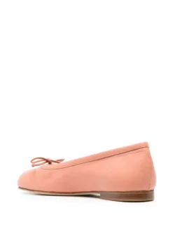 Women Manolo Blahnik Veralli Leather Ballerina Shoes -Manolo Blahnik 19487238 50396484 1000