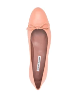 Women Manolo Blahnik Veralli Leather Ballerina Shoes -Manolo Blahnik 19487238 50396505 1000