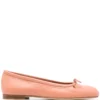 Women Manolo Blahnik Veralli Leather Ballerina Shoes