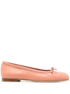 Women Manolo Blahnik Veralli Leather Ballerina Shoes