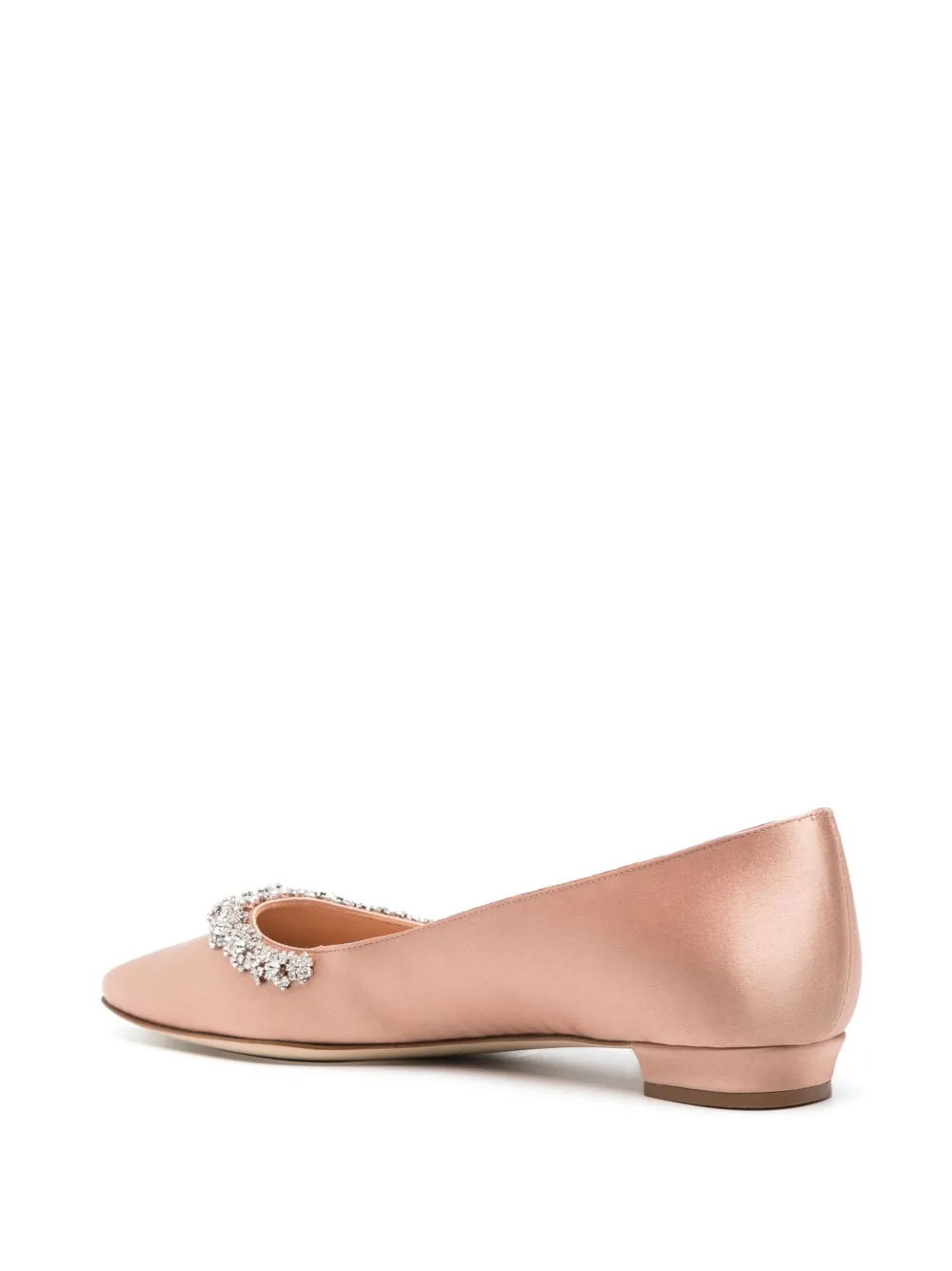 Women Manolo Blahnik Olarana Satin Ballerina Shoes 3 Women Manolo Blahnik Olarana Satin Ballerina Shoes - Image 3