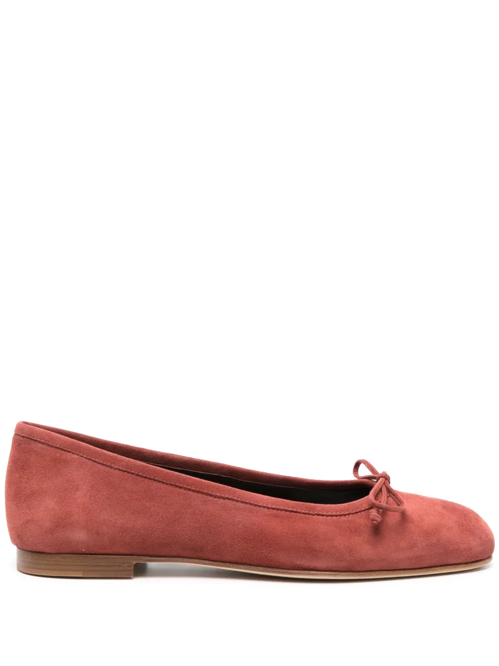 Women Manolo Blahnik Veralli Suede-finish Ballerina Shoes 1 Women Manolo Blahnik Veralli Suede-finish Ballerina Shoes