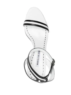 Women Manolo Blahnik Chongasa 90mm Leather Sandals -Manolo Blahnik 19488038 50500304 1000