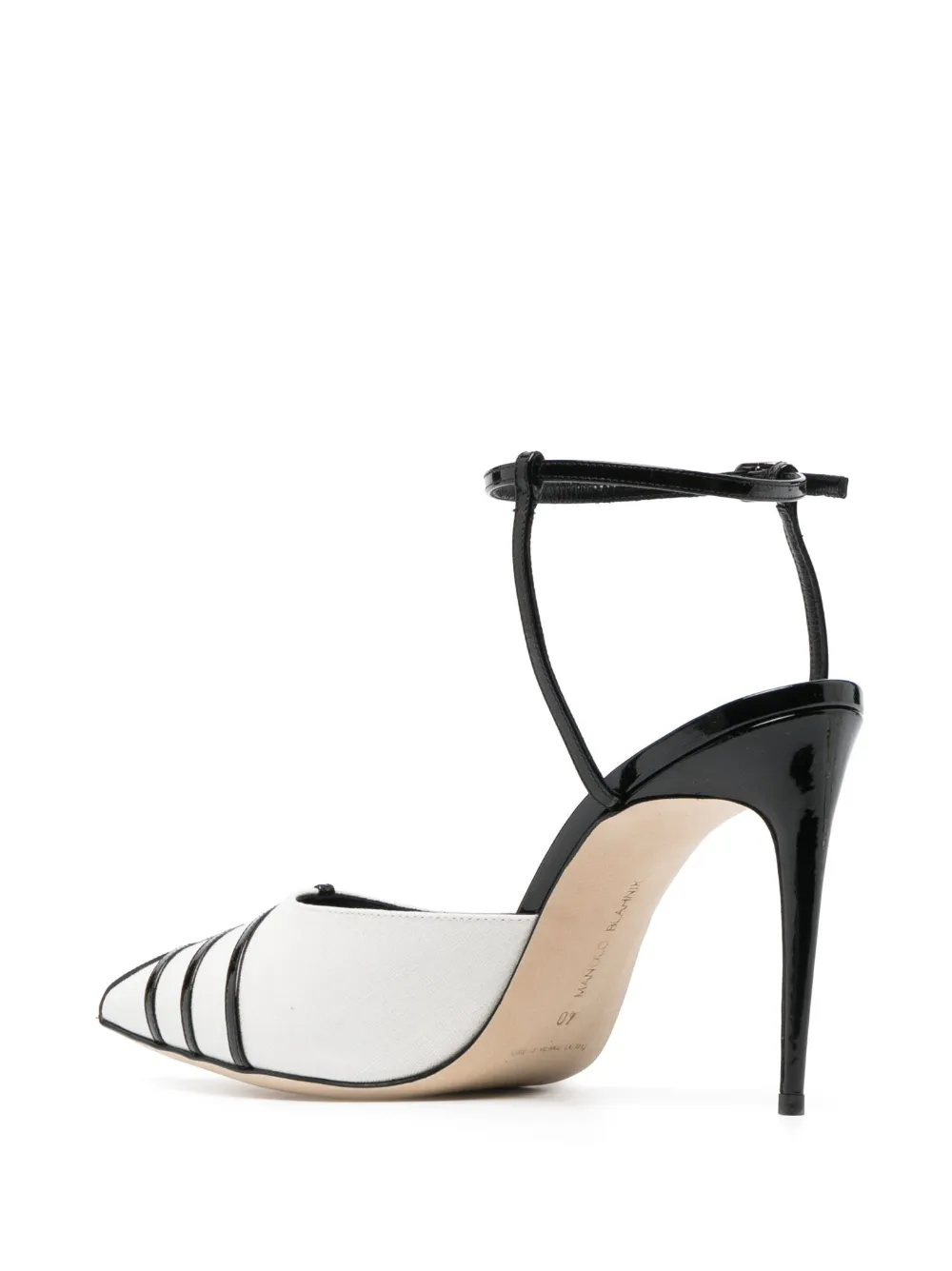 Women Manolo Blahnik Cetro 105mm Linen Pumps 3 Women Manolo Blahnik Cetro 105mm Linen Pumps - Image 3