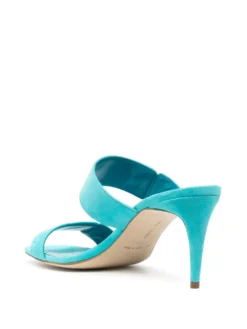 Women Manolo Blahnik Nebre 70mm Double-strap Suede Sandals -Manolo Blahnik 19488040 50498456 1000