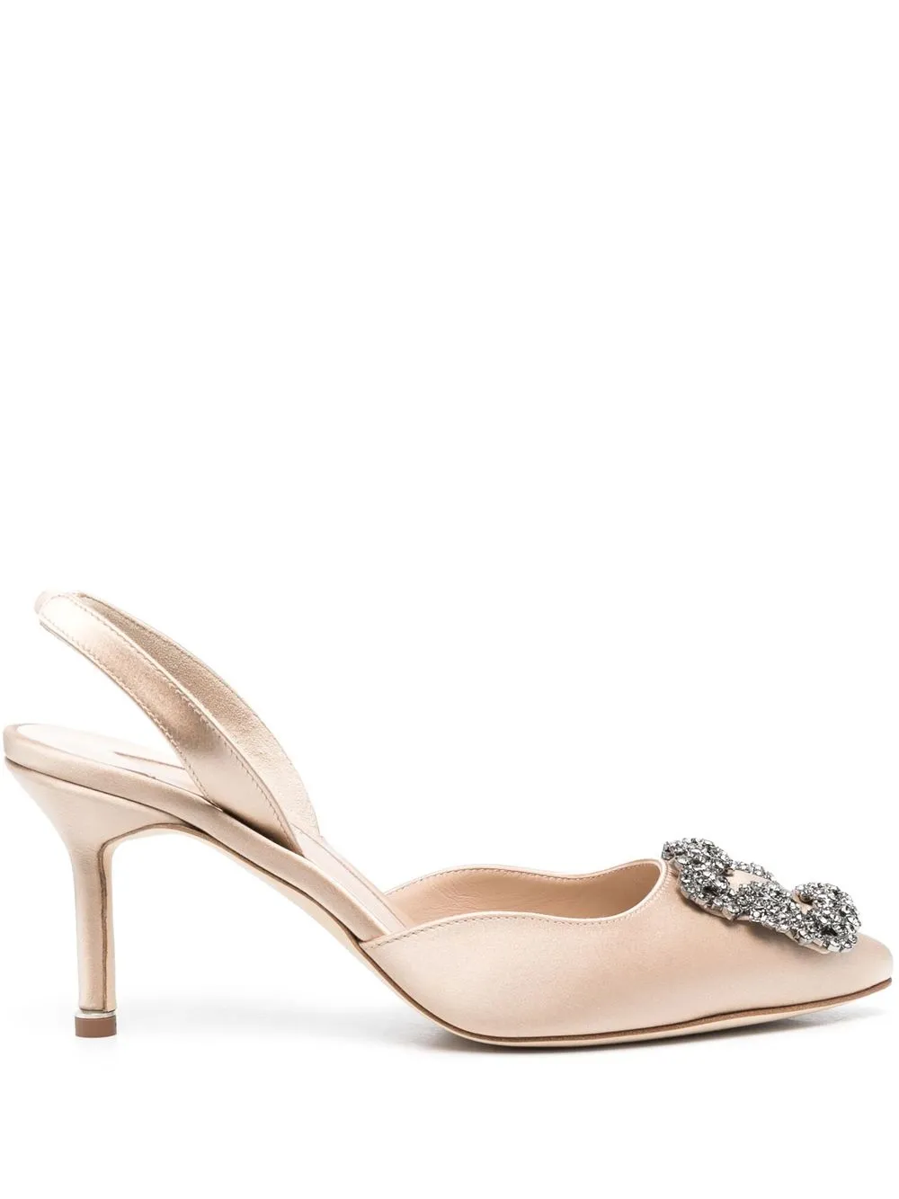 Women Manolo Blahnik Hangisi 70mm Slingback Pumps 1 Women Manolo Blahnik Hangisi 70mm Slingback Pumps