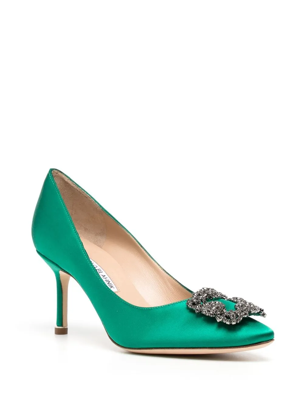 Women Manolo Blahnik Hangisi 70mm Embellished Pumps 2 Women Manolo Blahnik Hangisi 70mm Embellished Pumps - Image 2
