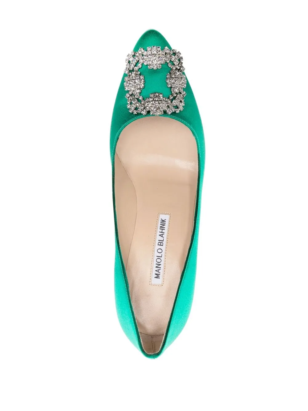 Women Manolo Blahnik Hangisi 70mm Embellished Pumps 4 Women Manolo Blahnik Hangisi 70mm Embellished Pumps - Image 4