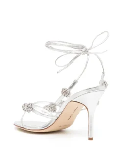 Women Manolo Blahnik Crystal-detail 90mm Sandals -Manolo Blahnik 19511464 43815699 1000