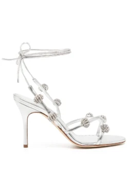 Women Manolo Blahnik Crystal-detail 90mm Sandals