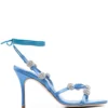 Women Manolo Blahnik Elsaka 100mm Heel Sandals