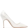 Women Manolo Blahnik BBLA Lace 105mm Pumps