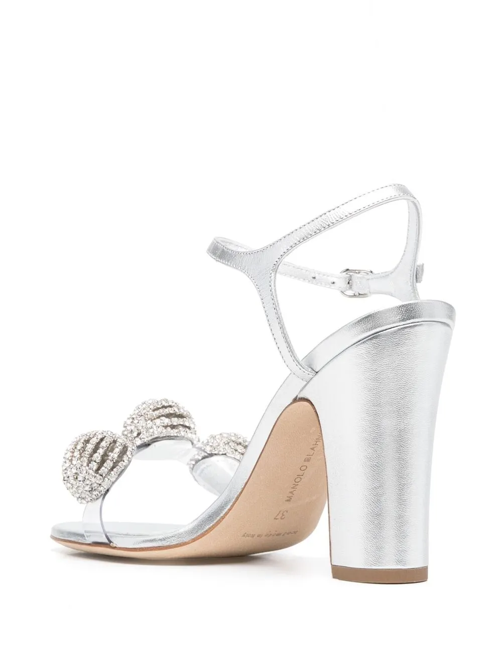 Women Manolo Blahnik Disco-ball Block-heel Sandals 3 Women Manolo Blahnik Disco-ball Block-heel Sandals - Image 3