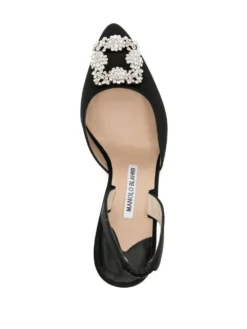Women Manolo Blahnik Hangisi Slingback 77mm Pumps -Manolo Blahnik 19554791 43897573 1000