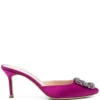 Women Manolo Blahnik Hangisi70mm Crystal-embellished Mules