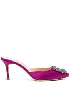 Women Manolo Blahnik Hangisi70mm Crystal-embellished Mules