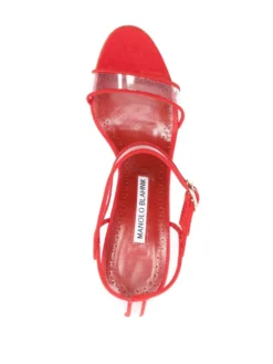 Women Manolo Blahnik Fersen 105mm Suede Sandals -Manolo Blahnik 19637788 44076518 1000