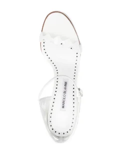 Women Manolo Blahnik 100mm Sculped Heels Sandals -Manolo Blahnik 19690100 44017613 1000