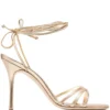 Women Manolo Blahnik Strappy Lace-up Sandals