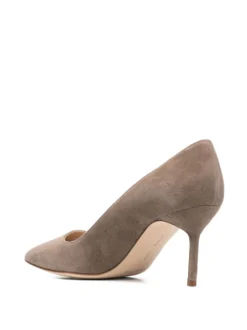 Women Manolo Blahnik Suede Pointed Toe Pumps -Manolo Blahnik 19692824 44180949 1000