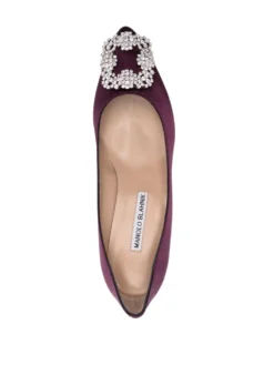 Women Manolo Blahnik Hangisi Crystal-buckle 50mm Pumps 7 Women Manolo Blahnik Hangisi Crystal-buckle 50mm Pumps -Manolo Blahnik 19702455 44201619 1000