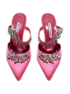 Women Manolo Blahnik Lurum 90mm Pointed-toe Pumps -Manolo Blahnik 19703689 50431264 1000