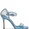 Women Manolo Blahnik Ferson 105mm Leather Sandals