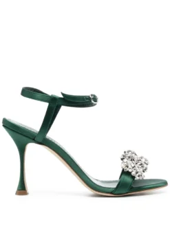 Women Manolo Blahnik Crystal-embellished Sandals