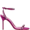 Women Manolo Blahnik Crinastra 105mm Satin Strappy Sandals