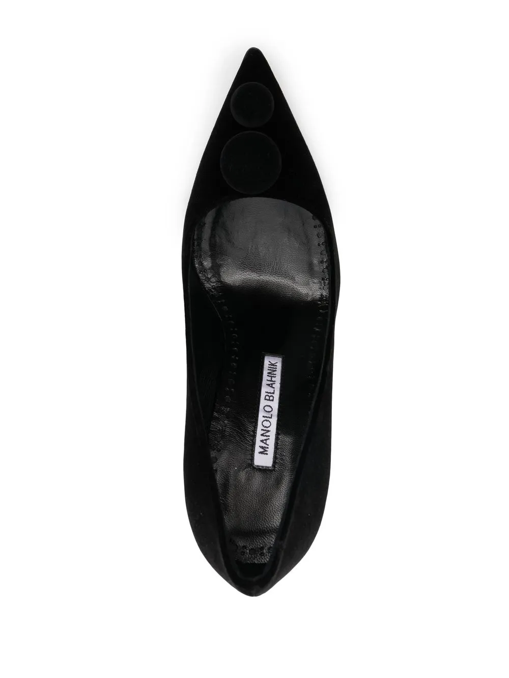 Women Manolo Blahnik Pointed-toe Velvet Pumps 4 Women Manolo Blahnik Pointed-toe Velvet Pumps - Image 4
