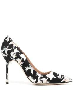 Women Manolo Blahnik BB 105mm Floral-print Pumps