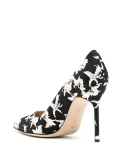Women Manolo Blahnik BB 105mm Floral-print Pumps -Manolo Blahnik 19753519 44314087 1000