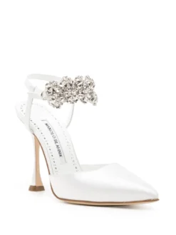 Women Manolo Blahnik Mabina Crystal-embellished 120mm Pumps -Manolo Blahnik 19806747 44720177 1000
