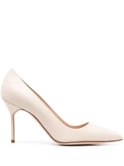 Women Manolo Blahnik BB 90mm Leather Pumps