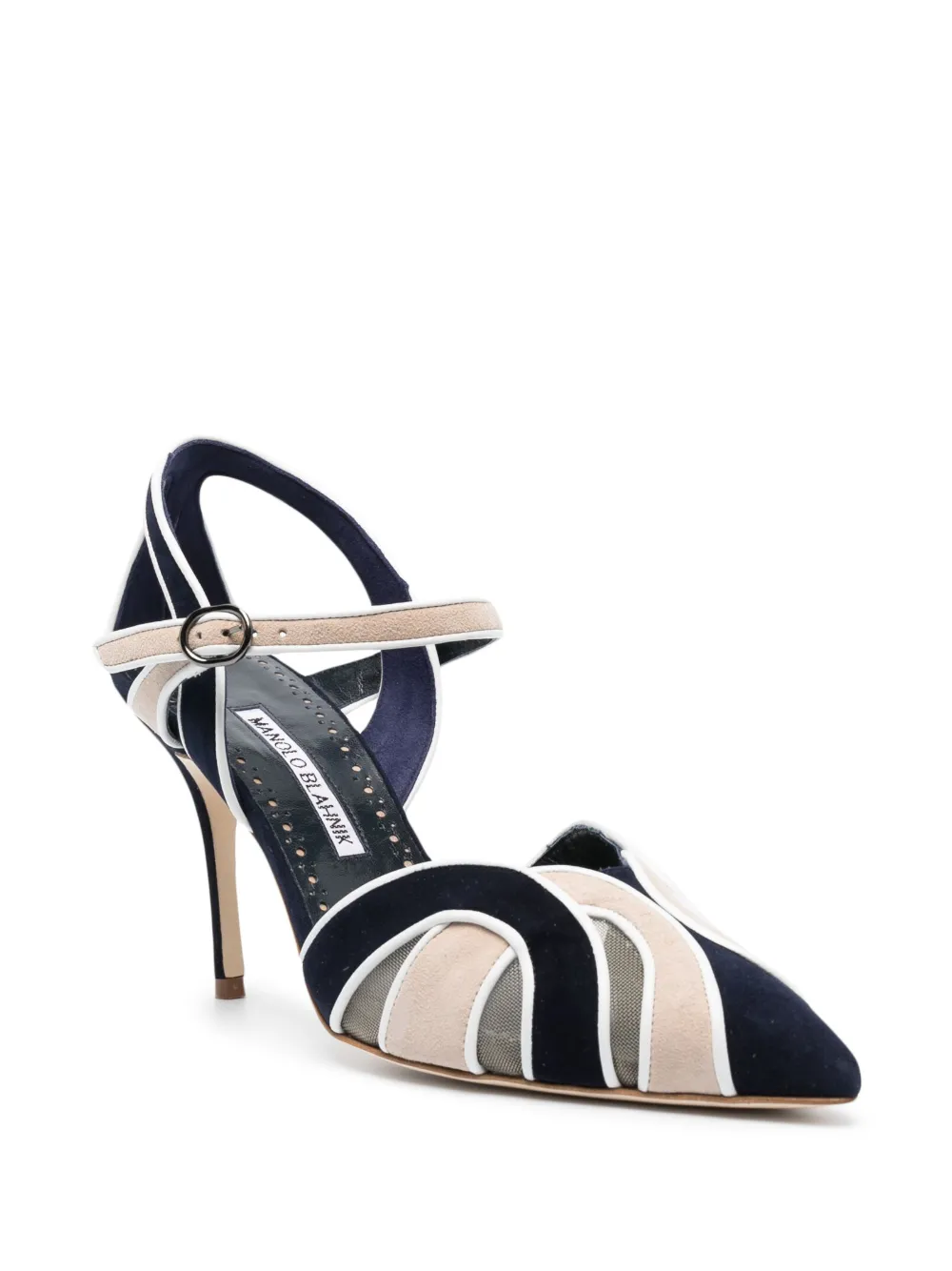 Women Manolo Blahnik Pointed-toe 100mm Stiletto Pumps 2 Women Manolo Blahnik Pointed-toe 100mm Stiletto Pumps - Image 2