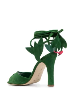 Women Manolo Blahnik 110mm Leaf-motif Leather Sandals 6 Women Manolo Blahnik 110mm Leaf-motif Leather Sandals -Manolo Blahnik 19892910 44685852 1000
