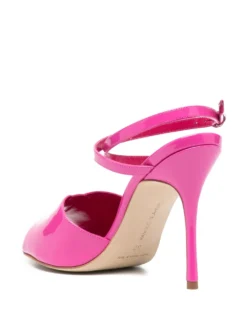 Women Manolo Blahnik 110mm Shimmer-finish Sandals -Manolo Blahnik 19898659 44824173 1000