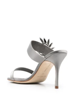 Women Manolo Blahnik Laali 90mm Crystal-embellished Sandals -Manolo Blahnik 19926965 44774719 1000