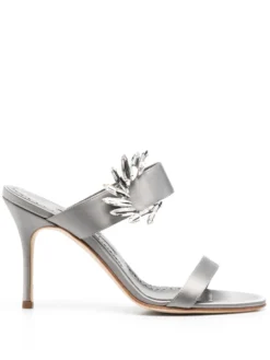 Women Manolo Blahnik Laali 90mm Crystal-embellished Sandals