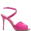 Women Manolo Blahnik Hourani 110mm Patent-finish Sandals