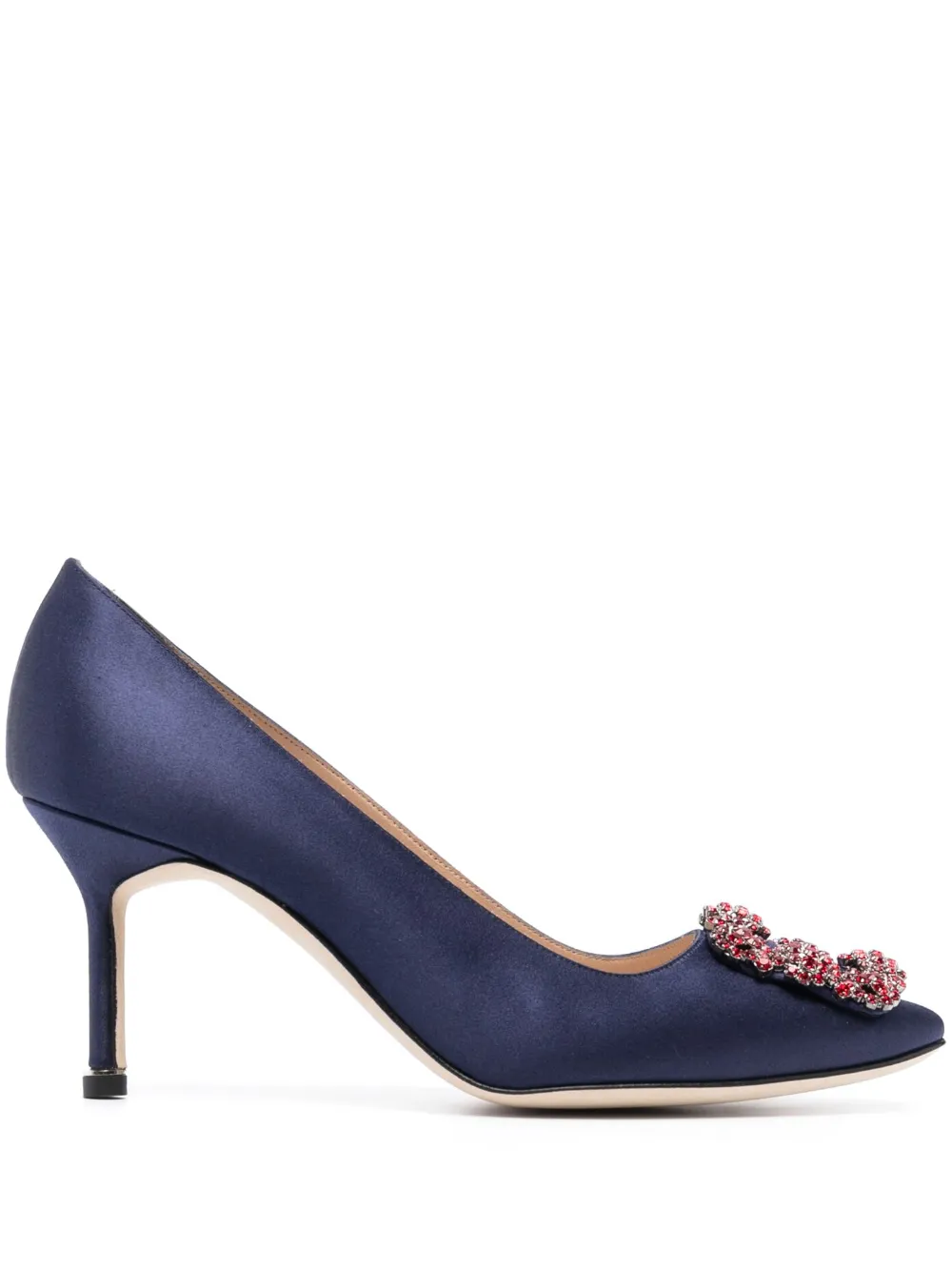Women Manolo Blahnik Hangisi Satin Pumps 1 Women Manolo Blahnik Hangisi Satin Pumps