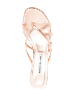 Women Manolo Blahnik Solimaso 60mm Leather Mules -Manolo Blahnik 20007351 45200567 1000