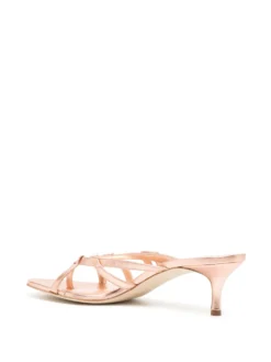 Women Manolo Blahnik Solimaso 60mm Leather Mules -Manolo Blahnik 20007351 45200607 1000