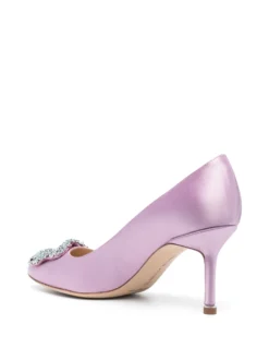 Women Manolo Blahnik Hangisi 80mm Appliqué Pumps -Manolo Blahnik 20027666 45082711 1000