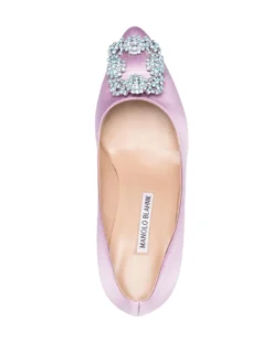 Women Manolo Blahnik Hangisi 80mm Appliqué Pumps -Manolo Blahnik 20027666 45083346 1000