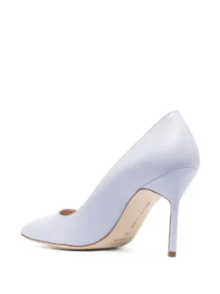 Women Manolo Blahnik BB 90mm Metallic-effect Leather Pumps 6 Women Manolo Blahnik BB 90mm Metallic-effect Leather Pumps -Manolo Blahnik 20029038 50553368 1000