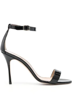 Women Manolo Blahnik 105mm Ankle-strap Leather Sandals