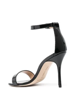 Women Manolo Blahnik 105mm Ankle-strap Leather Sandals -Manolo Blahnik 20076250 45242858 1000