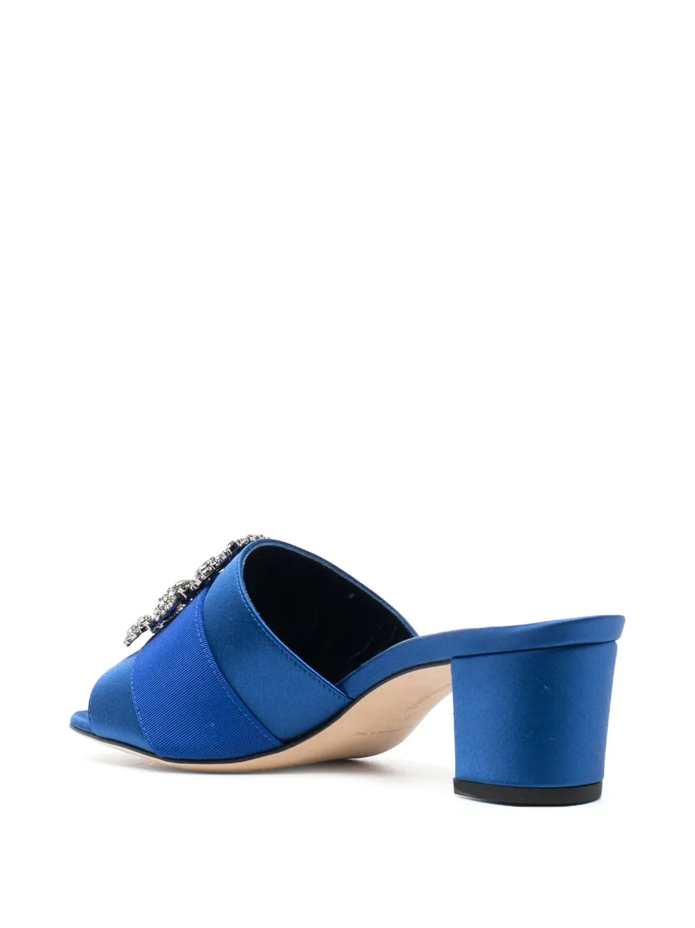 Women Manolo Blahnik Martanew 60mm Crystal-buckle Mules 3 Women Manolo Blahnik Martanew 60mm Crystal-buckle Mules - Image 3