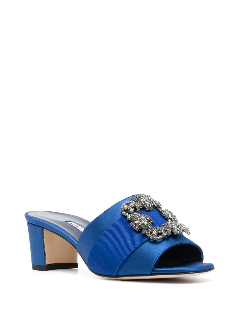 Women Manolo Blahnik Martanew 60mm Crystal-buckle Mules 2 Women Manolo Blahnik Martanew 60mm Crystal-buckle Mules - Image 2